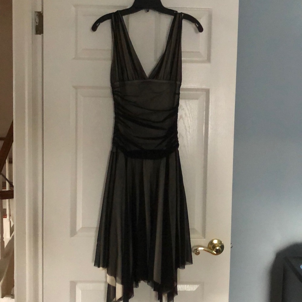 Black sheer dress